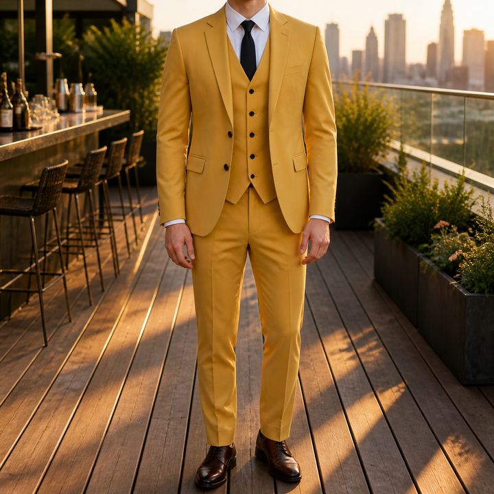 Style classique du costume homme ajusté. Idéal pour les grandes occasions.