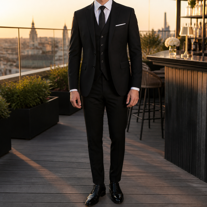 Pantalon de costume homme, élégant et ajusté. Confort et liberté de mouvement.