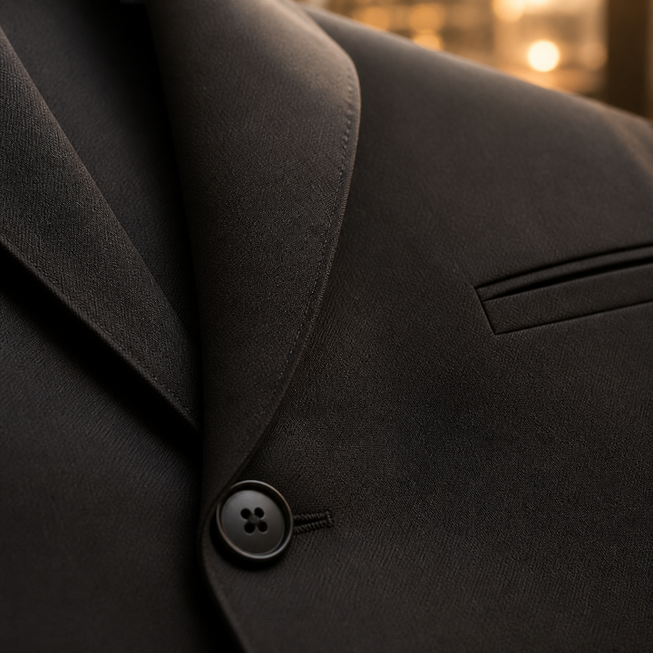 L'élégance masculine dans un costume homme 3 pièces ajusté, grandes tailles.