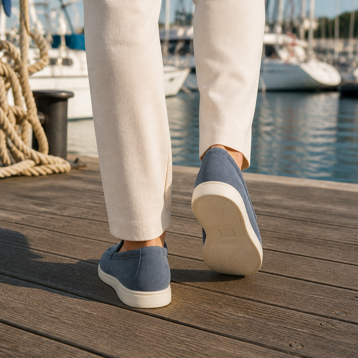 Chaussures homme bout rond, mocassins confortables et polyvalents, grande pointure dispo.