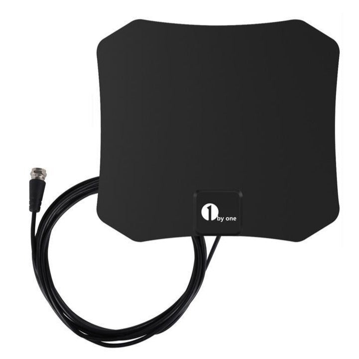 Antenne HDTV intérieure plate pour TV gratuite, sans abonnement mensuel.