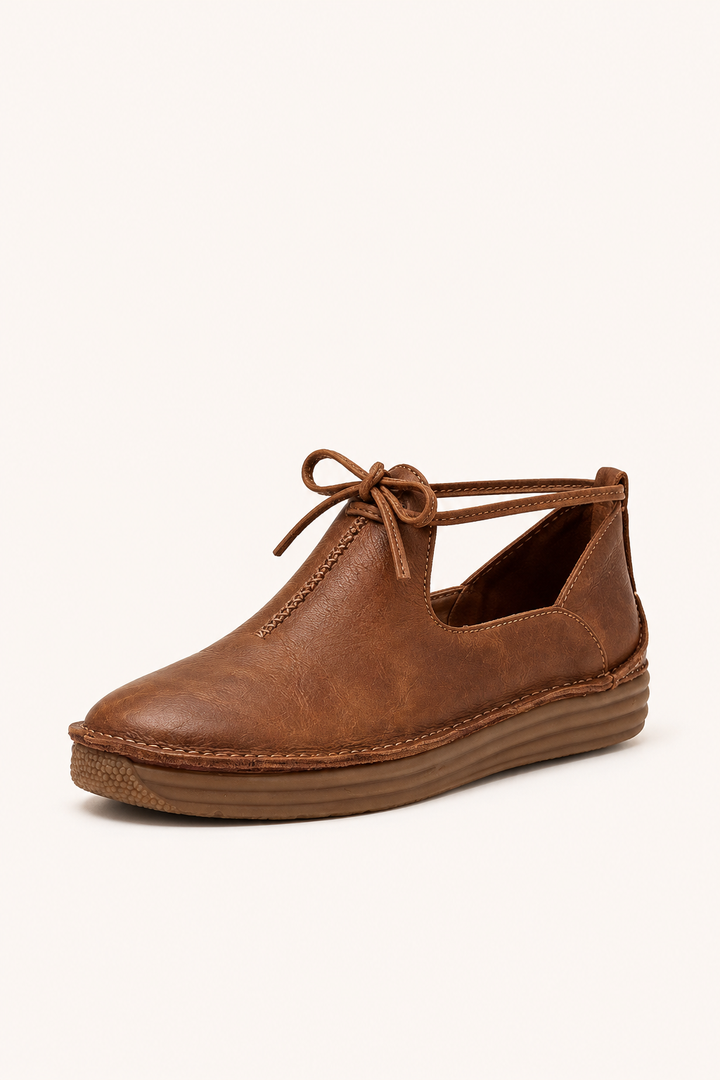 Texture douce des chaussures plates femme, confort décontracté, style élégant polyvalent.