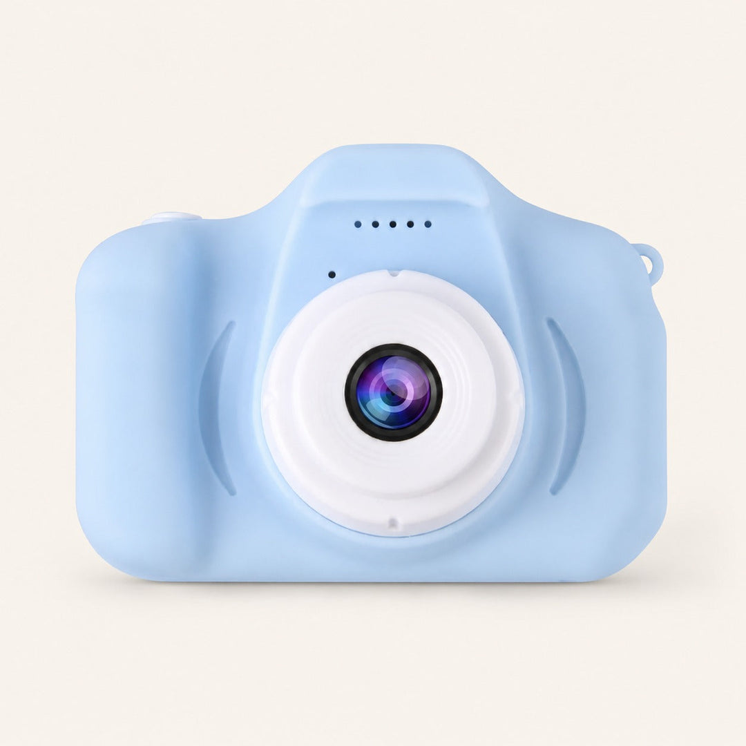 Appareil photo numérique compact portable rose, parfait pour des selfies et souvenirs de voyage mémorables.