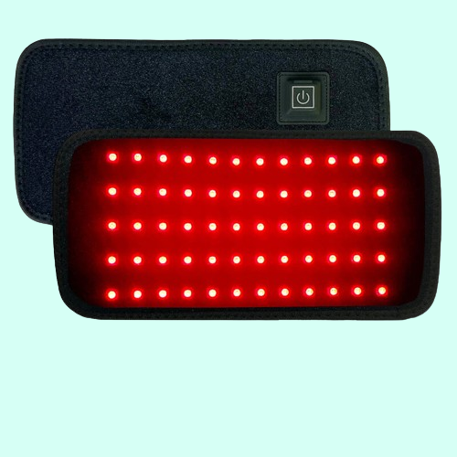 Ceinture LED lumière rouge pour genou, douleurs articulaires. Thérapie infrarouge pour soulagement et récupération musculaire.
