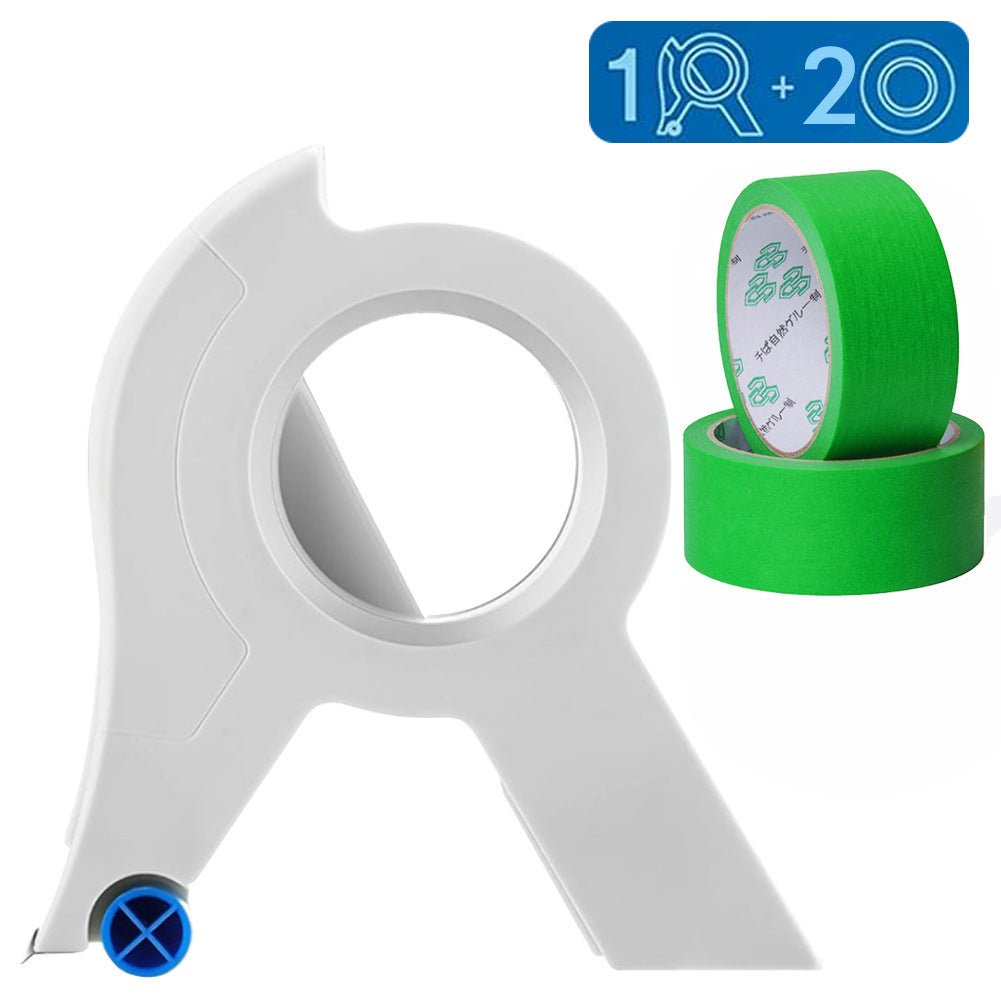 Applicateur ergonomique pour masquage mural. Obtenez des bords parfaits et gagnez du temps en peinture.