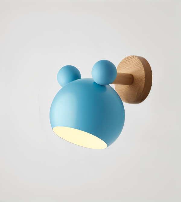 Applique murale ludique, design moderne pour chambre d'enfant, éclairage LED.