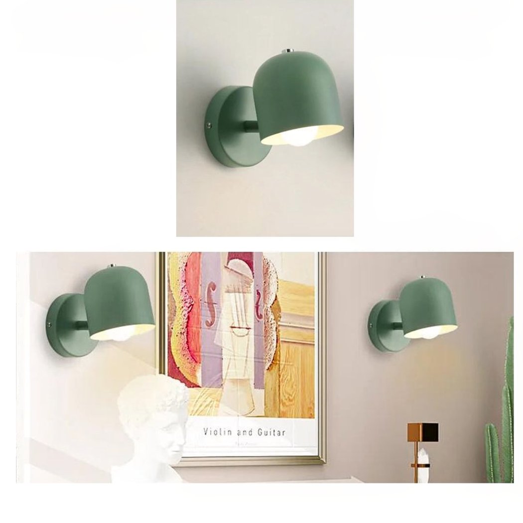 Lampe applique murale NordicGlow scandinave. Design en métal, éclairage ambiant coloré et stylé.