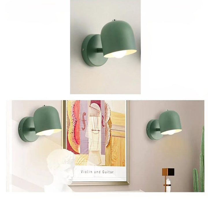 Lampe applique murale NordicGlow scandinave. Design en métal, éclairage ambiant coloré et stylé.