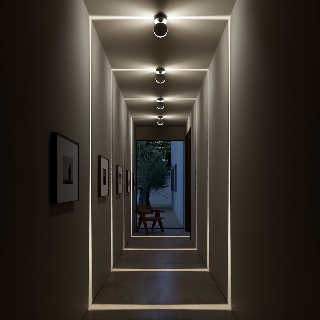 Applique murale LED RGB, lumière variable pour créer diverses ambiances modernes et colorées dans toute pièce.