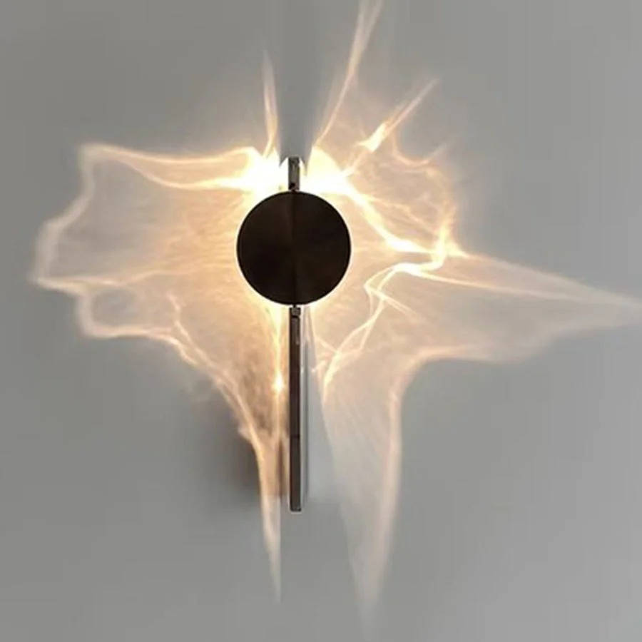 Applique murale LED design moderne, minimaliste et élégante. Apporte une lumière chaude à votre intérieur.