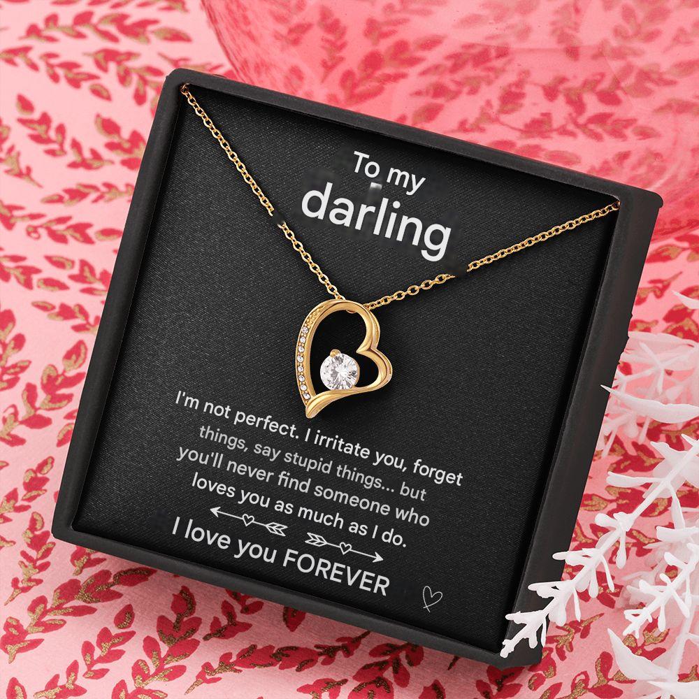 Collier Amara cœur pour femme, bijou élégant, symbole d'amour.