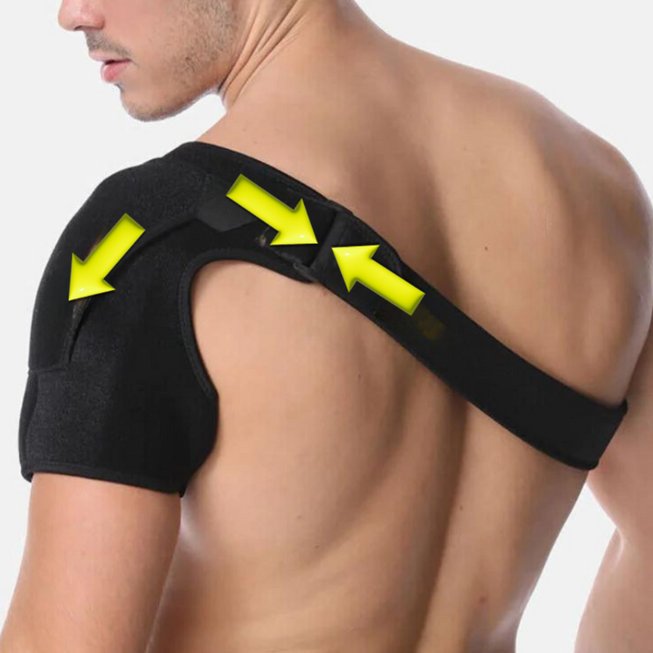 Attelle d'épaule universelle, réglable, offre un soutien efficace pour soulager la douleur de l'articulation.