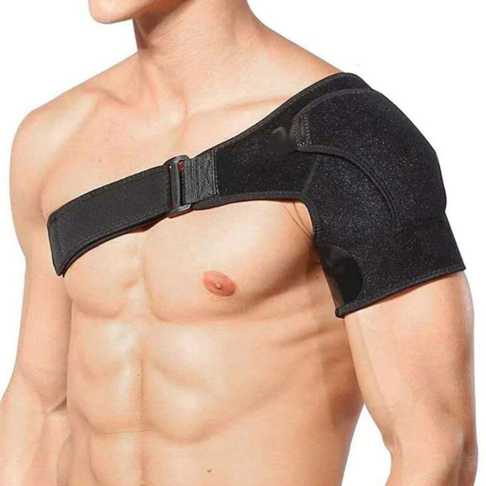 Attelle d'épaule de qualité supérieure, réglable pour un ajustement précis et un soulagement de la douleur.
