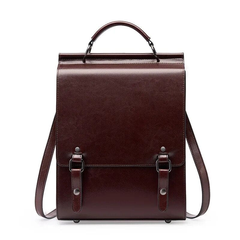 Sac à dos en cuir femme pour le travail, spacieux et chic, parfait pour transporter vos essentiels.
