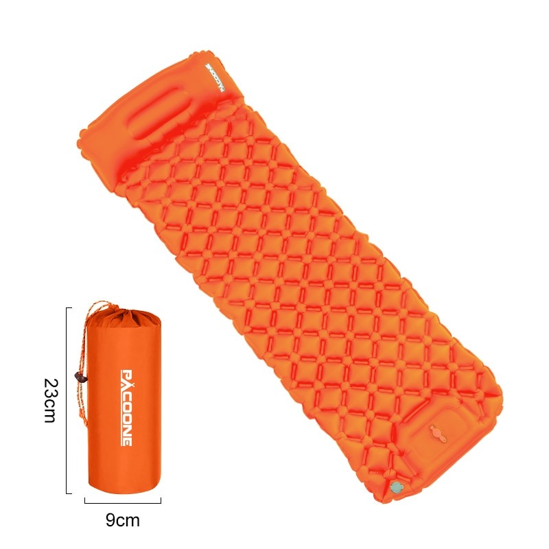 Matelas de randonnée gonflable et étanche, assure un confort léger pour toutes vos aventures en camping.