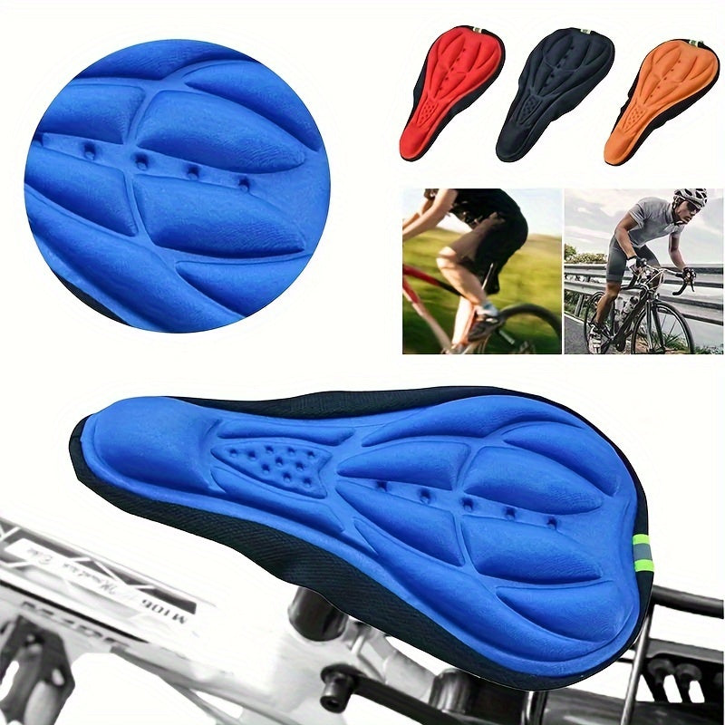 Housse de siège vélo 3D respirante, anti-choc, pour cyclisme confortable et réduction des vibrations.