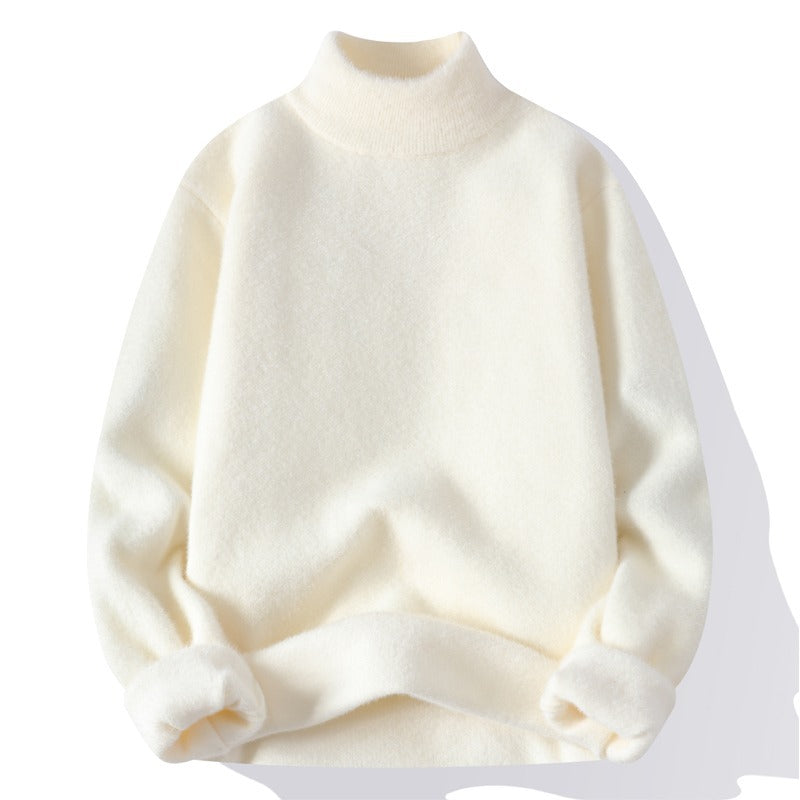 Pull homme confortable et chaud, semi-transparent. Idéal pour l'hiver, offre un style décontracté et moderne.
