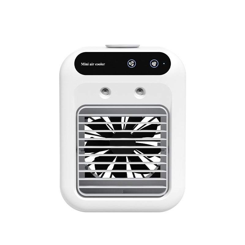 Climatiseur évaporatif portable pour chambre, bureau. Profitez d'une fraîcheur personnelle et d'une ventilation douce tout l'été.