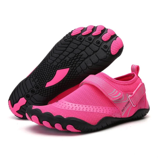 Chaussures de sport aquatiques unisexe pieds nus, légères et respirantes, pour l'été, la plage et activités en extérieur.