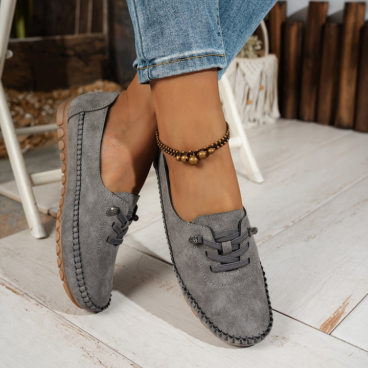 Chaussures femmes orthopédiques en tissu respirant, souples pour pieds sensibles, confort.