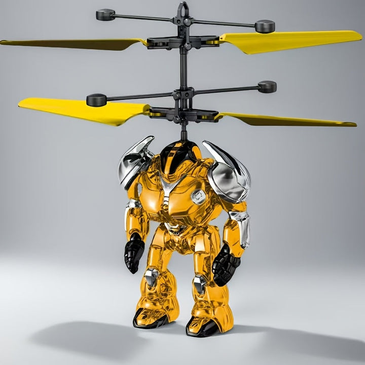Hélicoptère mecha transformable, jouet volant facile à contrôler, action pour enfant.