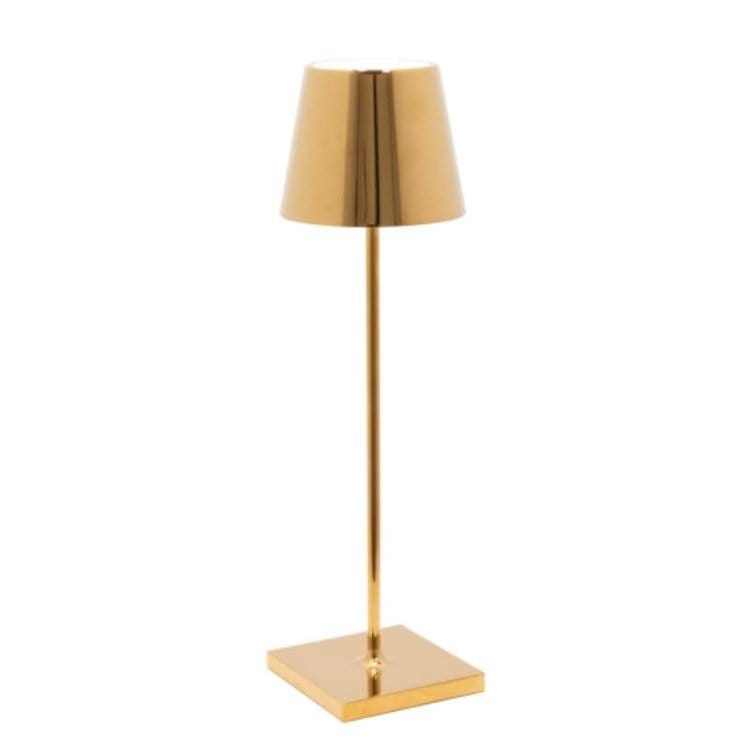Lampe LED de table, sans fil, étanche, design minimaliste, rechargeable, pour éclairage discret et efficace.