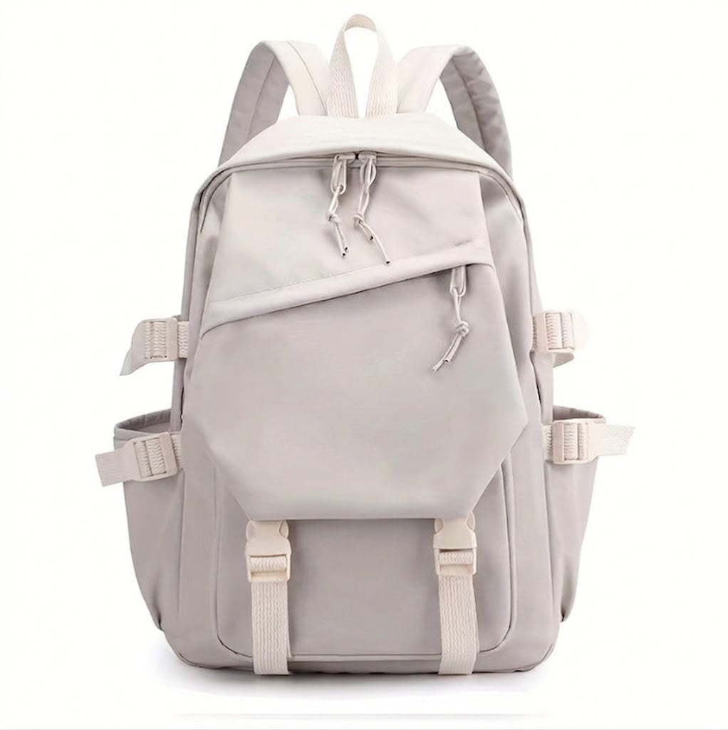 Sac à dos maternelle Hello Kitty noir et rose, résistant en nylon, parfait pour les journées d'école et les jeux.