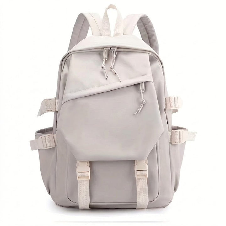 Sac à dos maternelle Hello Kitty noir et rose, résistant en nylon, parfait pour les journées d'école et les jeux.