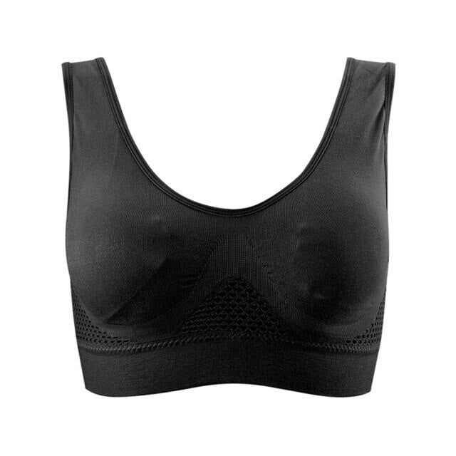 Soutien-gorge Elina en nylon/spandex, sans couture pour un confort et un soutien optimaux.