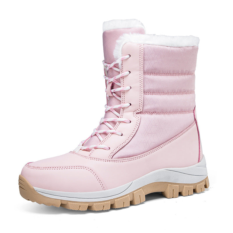 Chaussures hiver femme: bottes de neige imperméables, chaudes et antidérapantes, confort ultime par temps froid.