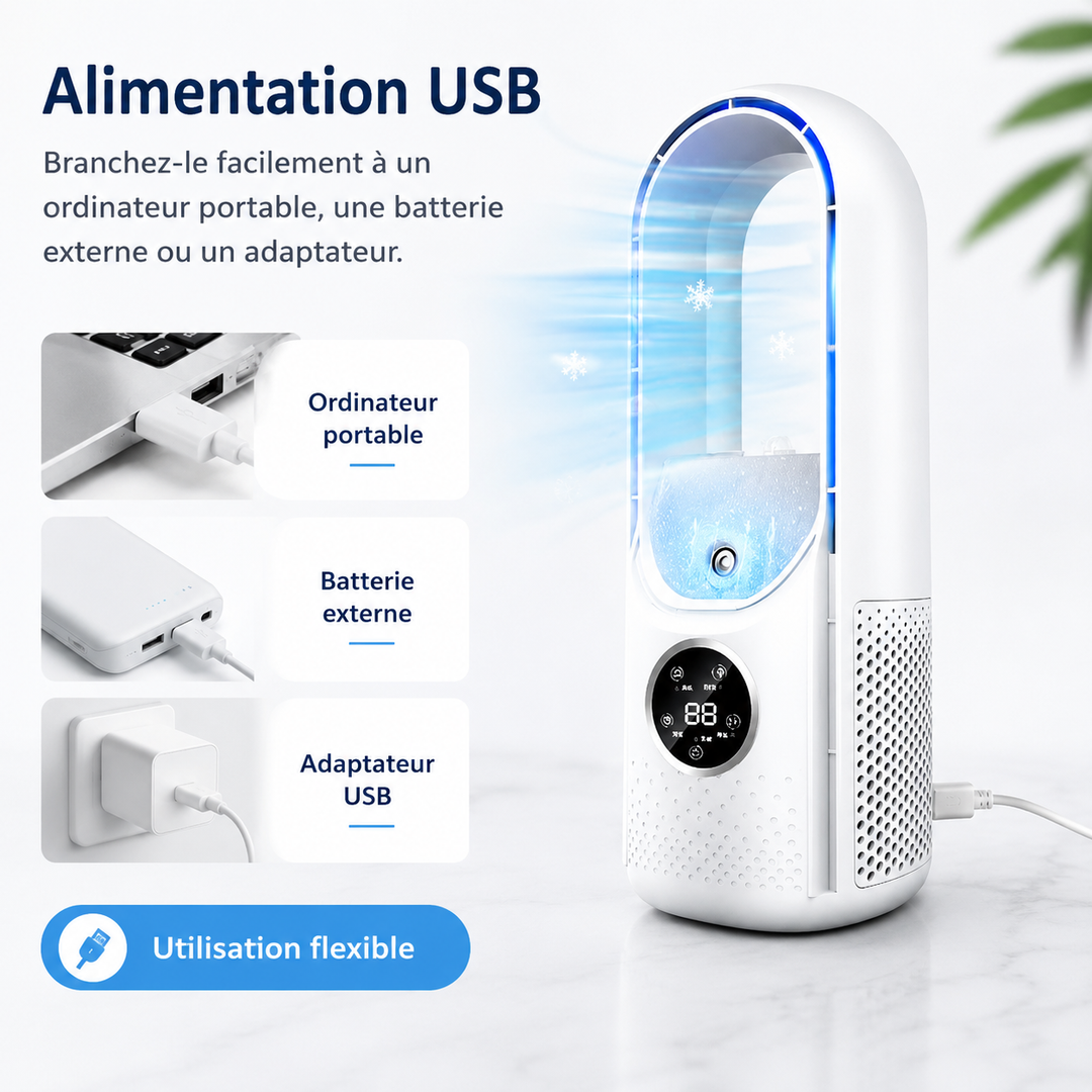 Solution de refroidissement efficace et silencieuse pour votre chambre ou espace de vie.