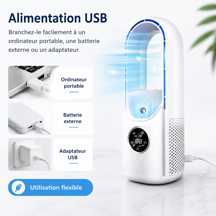 Solution de refroidissement efficace et silencieuse pour votre chambre ou espace de vie.