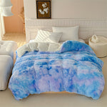 Fleece Vison - Bleu Magique