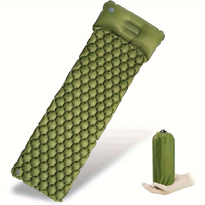 Matelas gonflable portatif TrailComfort pour randonnée. Compact, léger, parfait équipement de voyage et plein air.