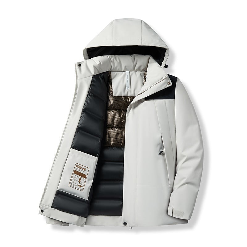 Veste thermique matelassée unisexe Renko, idéale hiver/automne. Coupe-vent, chaude, confortable et stylée.