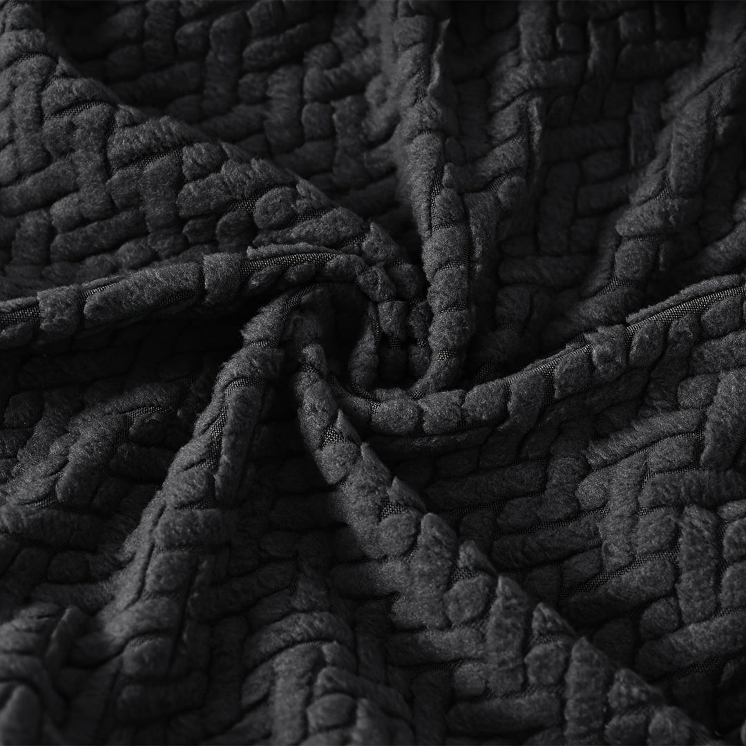 Housse de protection jacquard pour chaises de bureau, élastique et résistante.