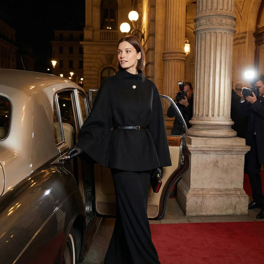 Manteau court femme élégant, chic et tendance pour l'hiver. Parfait pour un look stylé.