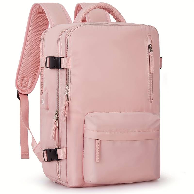 Sac à dos quotidien TravelCore léger et confortable, idéal pour école/bureau. Polyester déperlant, nombreuses poches.