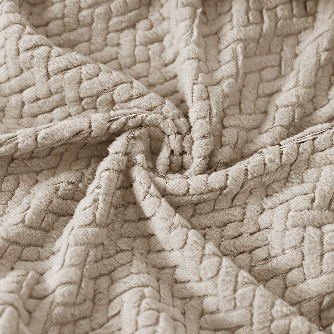 Housse de chaise jacquard élastique, parfait pour un bureau moderne.