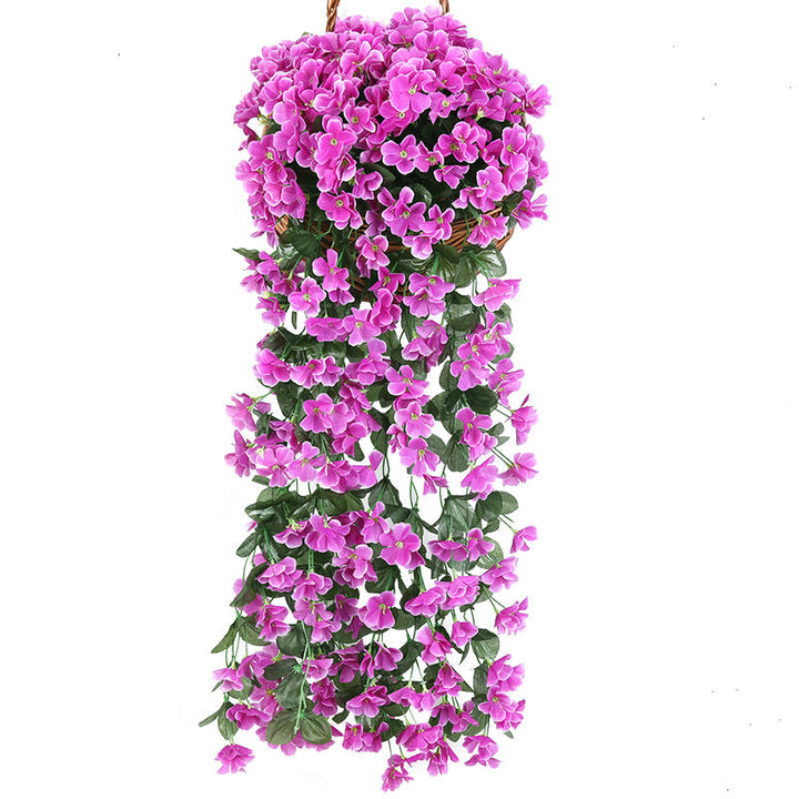 Décoration florale élégante et sans entretien, parfaite pour les mariages ou patios.