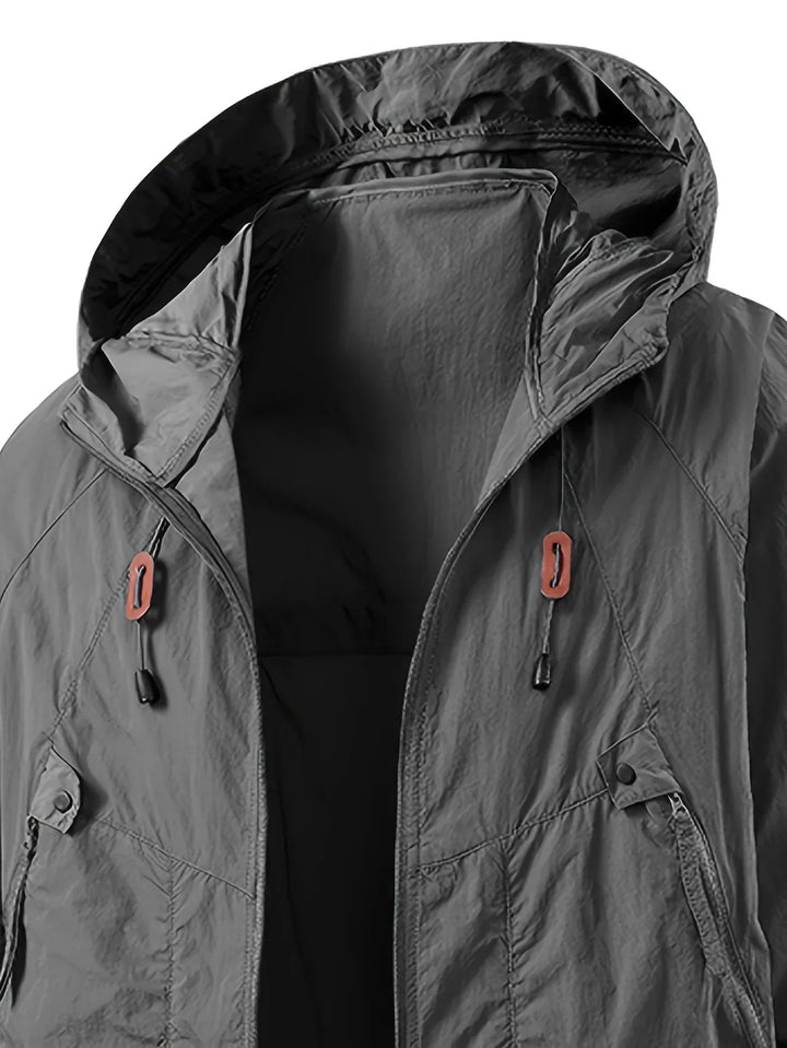 Veste décontractée avec capuche pour hommes et femmes, idéale pour le week-end.