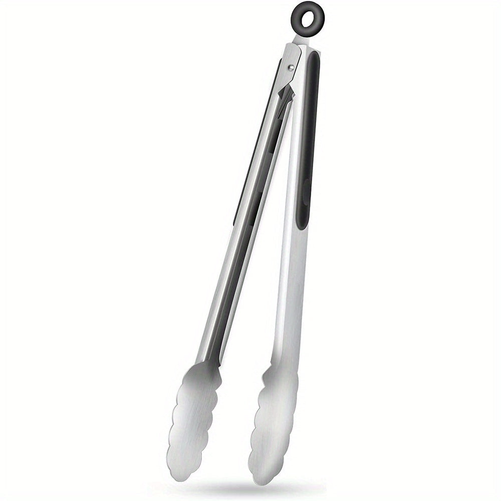 Accessoire de cuisine pro : pinces LOCKTONG en inox et silicone, résistant pour cuisson, barbecue et grillade.