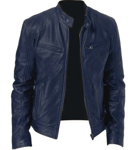 Veste élégante homme Brodie, blouson mode masculine, col montant, idéale pour un hiver stylé.