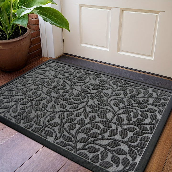 Tapis de sol antidérapant, durable et facile d'entretien, idéal pour entrée moderne.