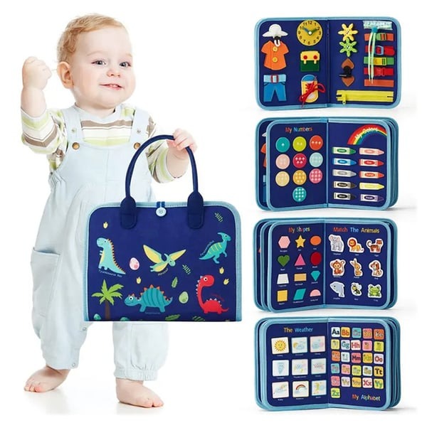 WonderBook Montessori pour bébés et jeunes enfants, apprentissage ludique et développement de l'autonomie.