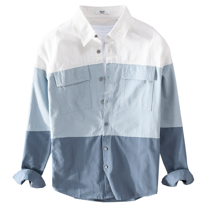 Chemise homme chic et confortable à manches longues, idéale pour un look décontracté ou élégant.