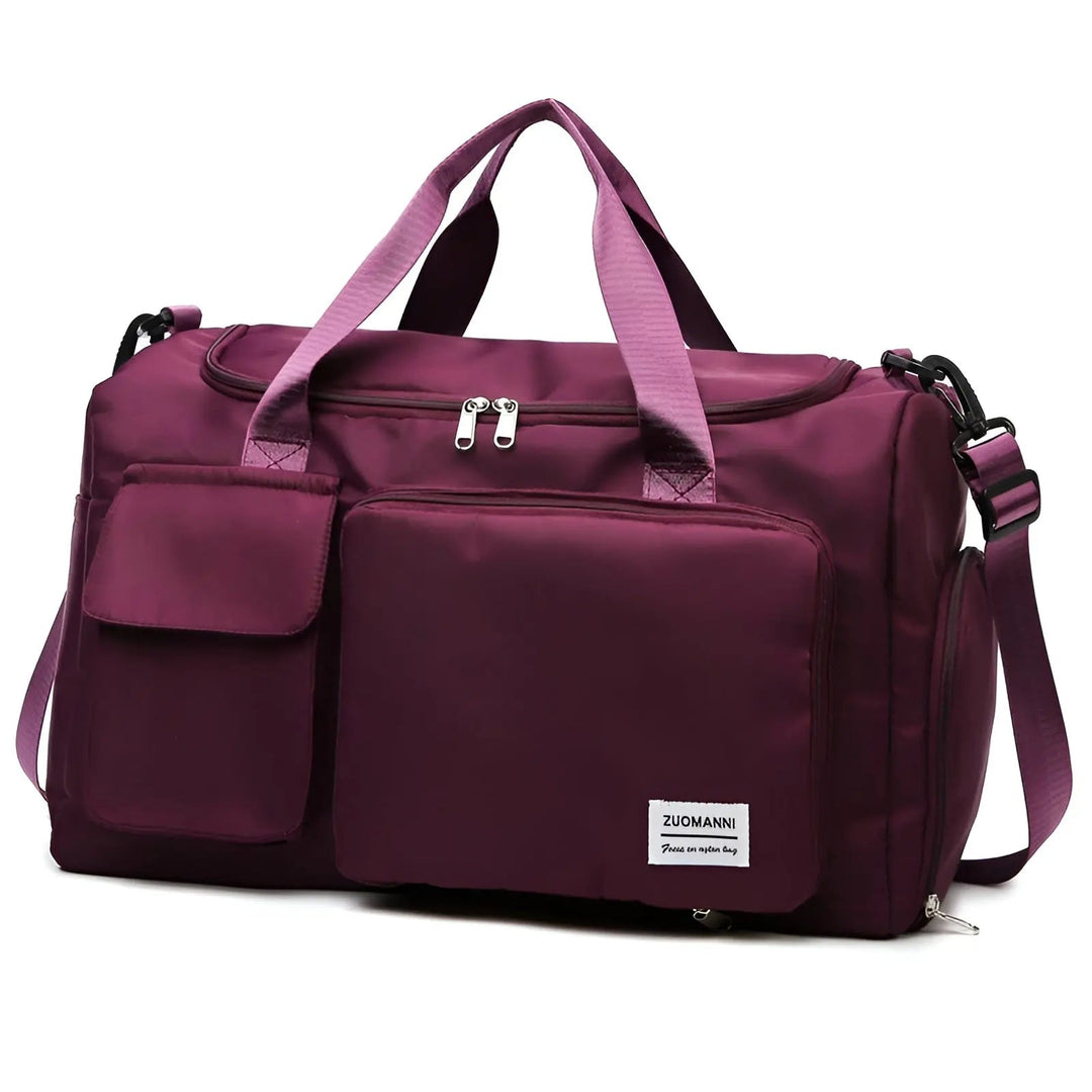 Sac unisexe élégant pour voyage ou sport, grand et étanche, un accessoire indispensable.