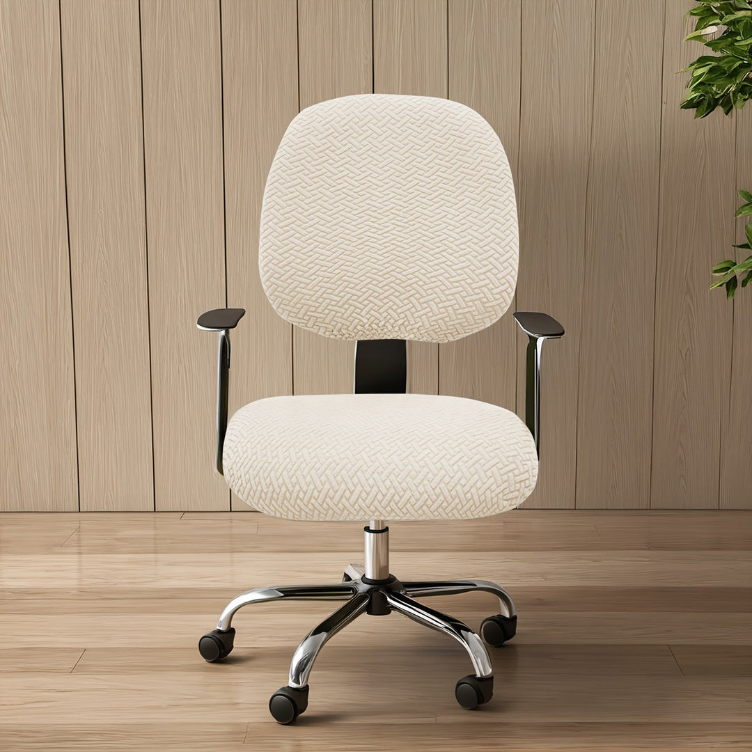 Protection durable: housse de chaise jacquard 45-53 cm, entretien facile.