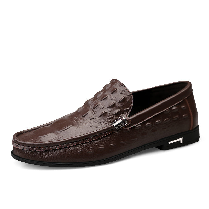 Détail d'un mocassin homme Owen : chaussure confortable et élégante, parfaite pour un usage affaires ou quotidien.