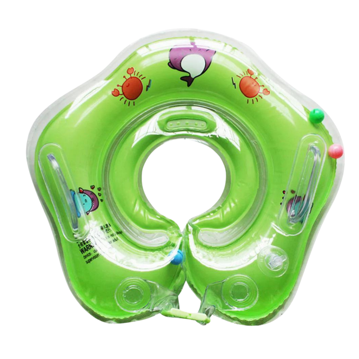 Bouée de cou pour enfants, sécurité accrue avec doubles chambres et poignées. Parfaite pour la piscine.